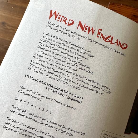 Weird New England Your Guide To Local Legends & Secrets Paperback Book - Picture 2 of 8